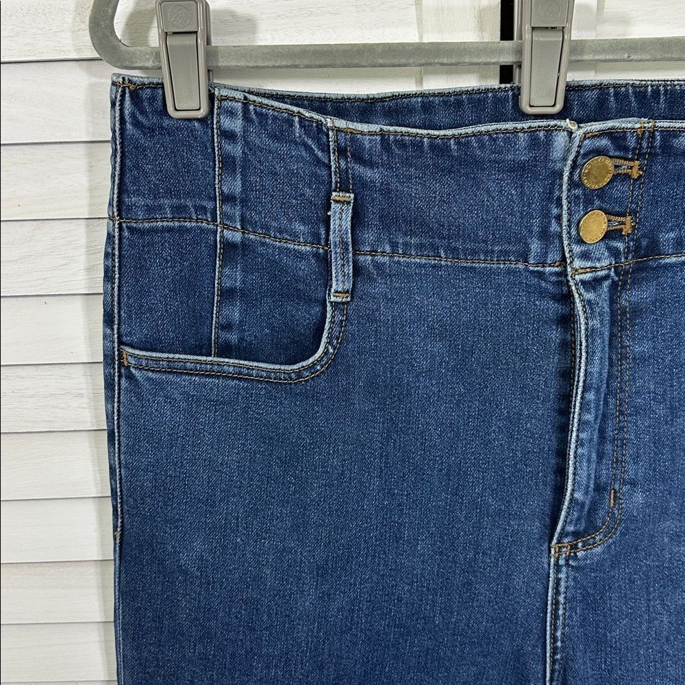 Ann Taylor High Waisted Easy Care Straight Jeans Size 14 #1 - Picture 11 of 12